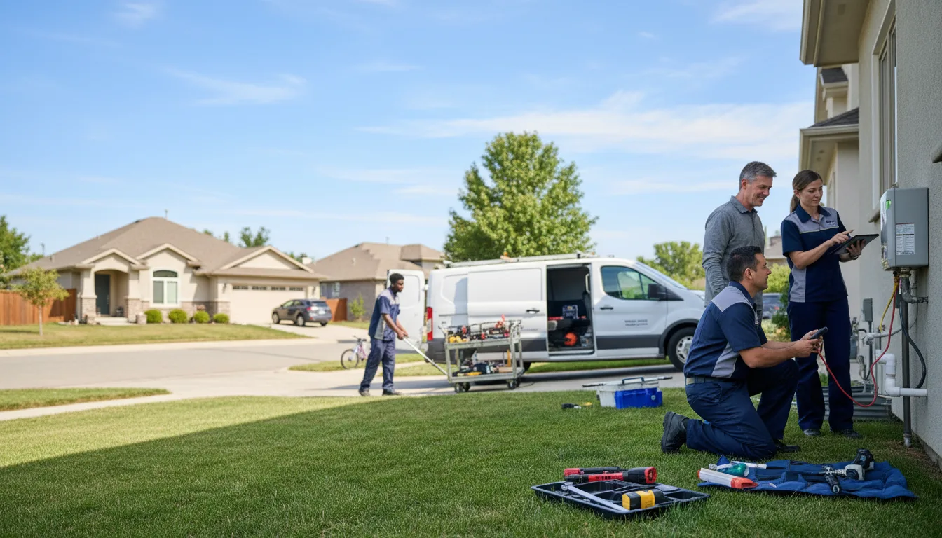 Tankless water heater service in Selfridge, ND